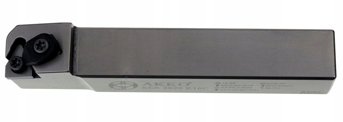 Nóż do gwint zewnętrzny AKKO SER 2020 K16C 16ER Marka Akko