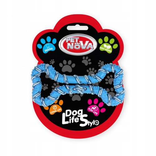 

Pet Nova sznur w kości niebieski 20cm mięta