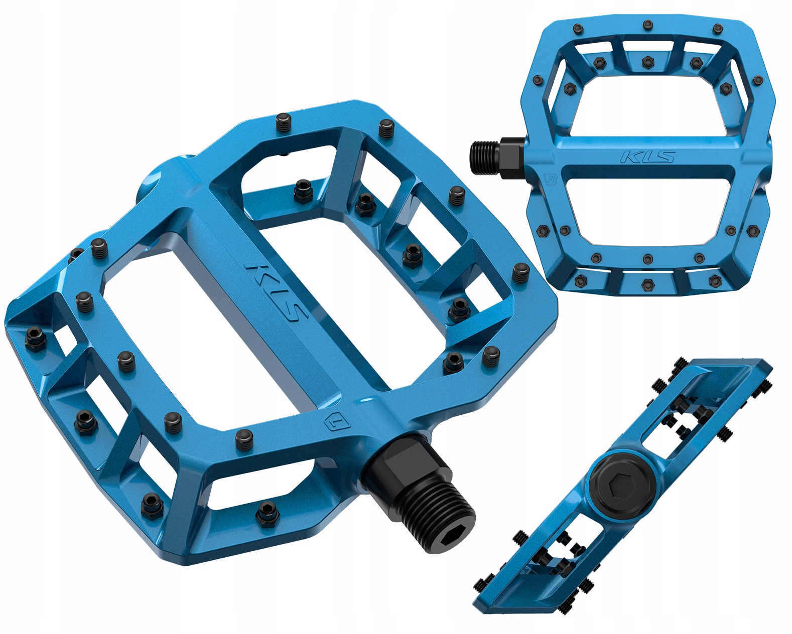 Pedały Platforma Mtb Kellys Flat 50 Bb Mtb Bmx blue Nowy Model