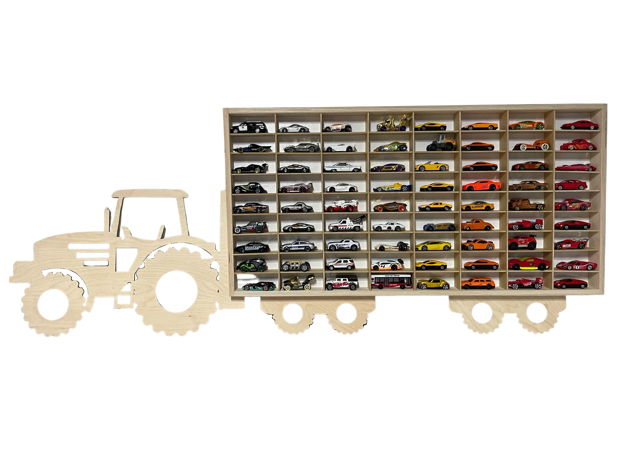 

półka Traktor regał na resoraki hot Wheels zabawki