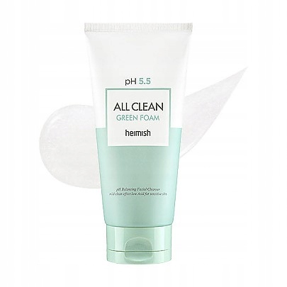 HEIMISH All Clean Green Foam 150 g – Pianka oczyszczająca do skóry wrażliwej — 4