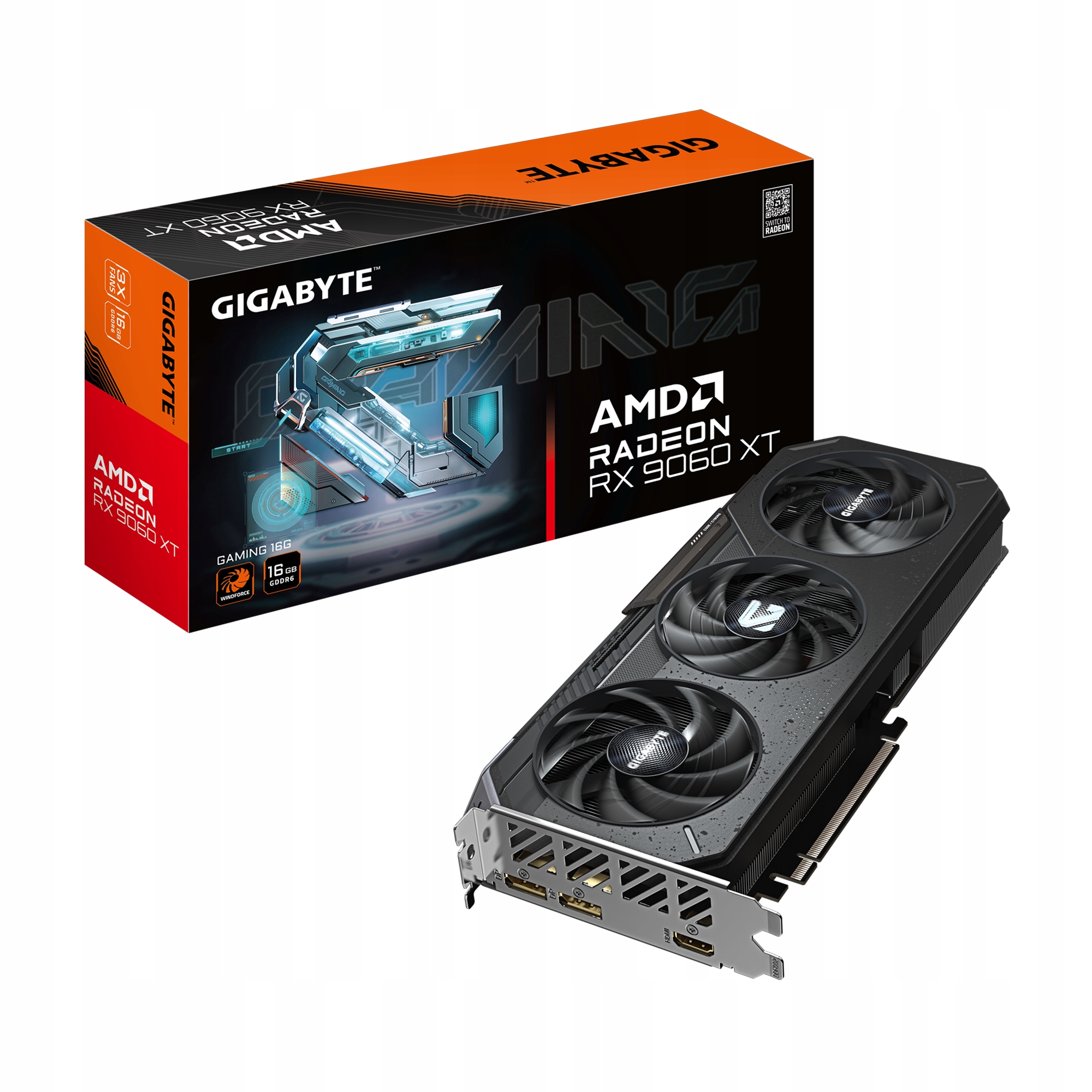 Grafická karta Gigabyte Radeon Rx 9060 Xt Gaming 16GB GDDR6