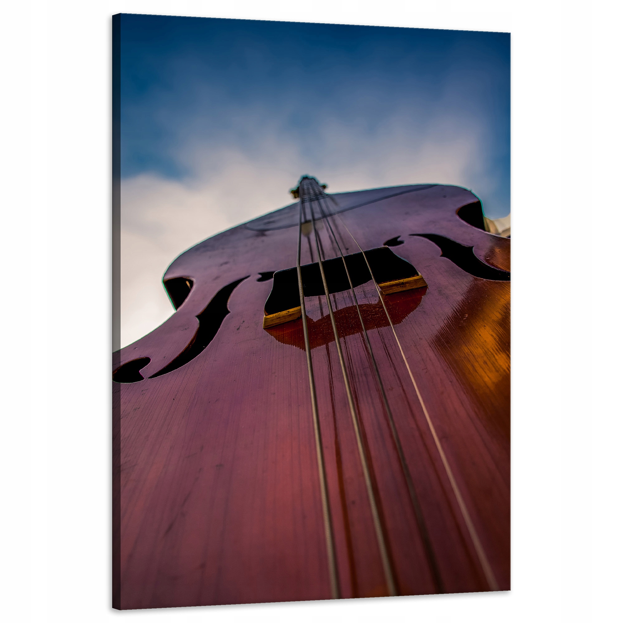 Obraz na plátně Hudba Kontrabas přiblížení 60x90
