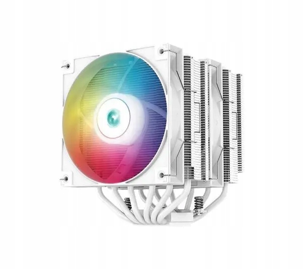 Chłodzenie powietrzne procesora Cpu DeepCool AG620 Wh Argb 120 mm Biały