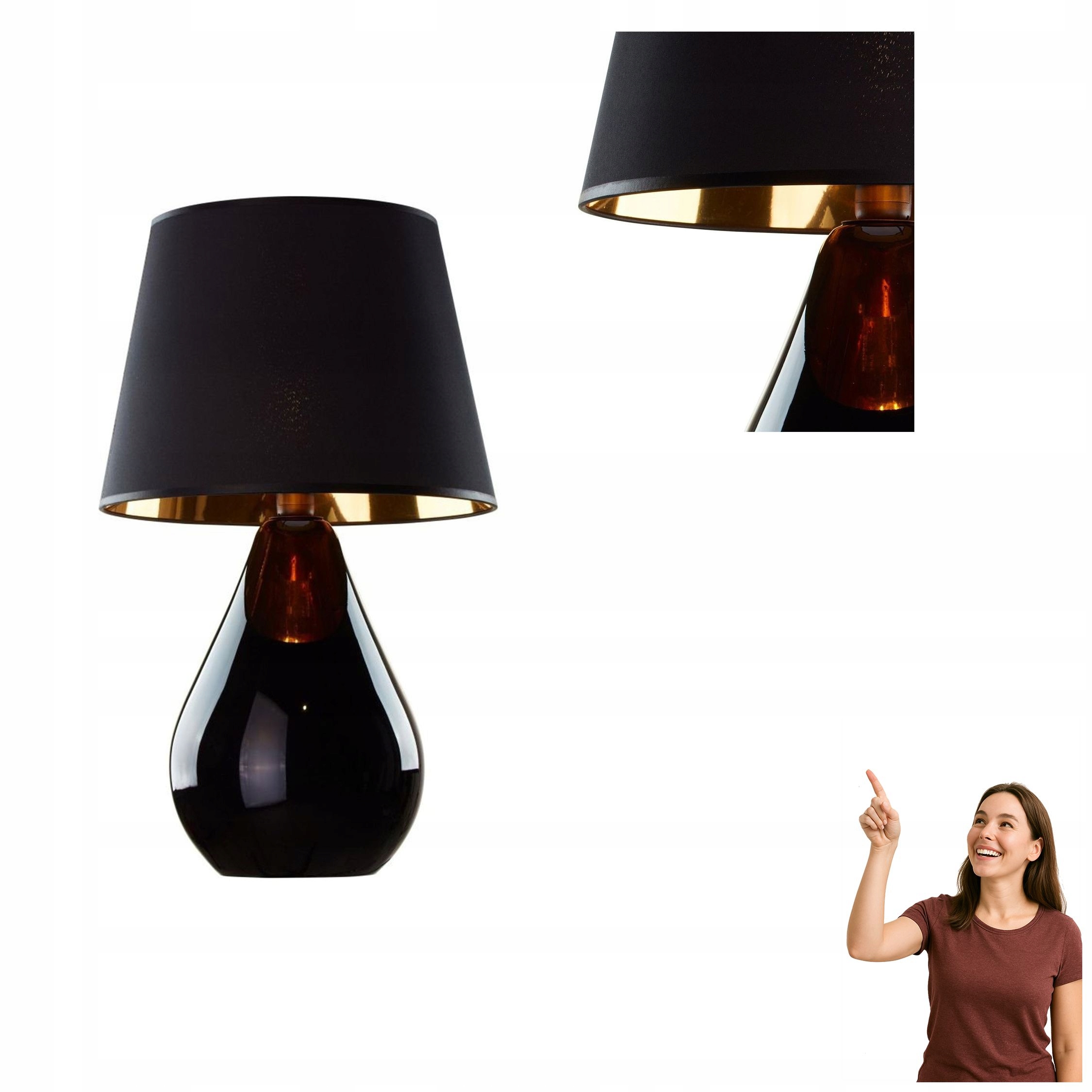 Nočná stolová lampa Lacrima 5454 Tk Lighting