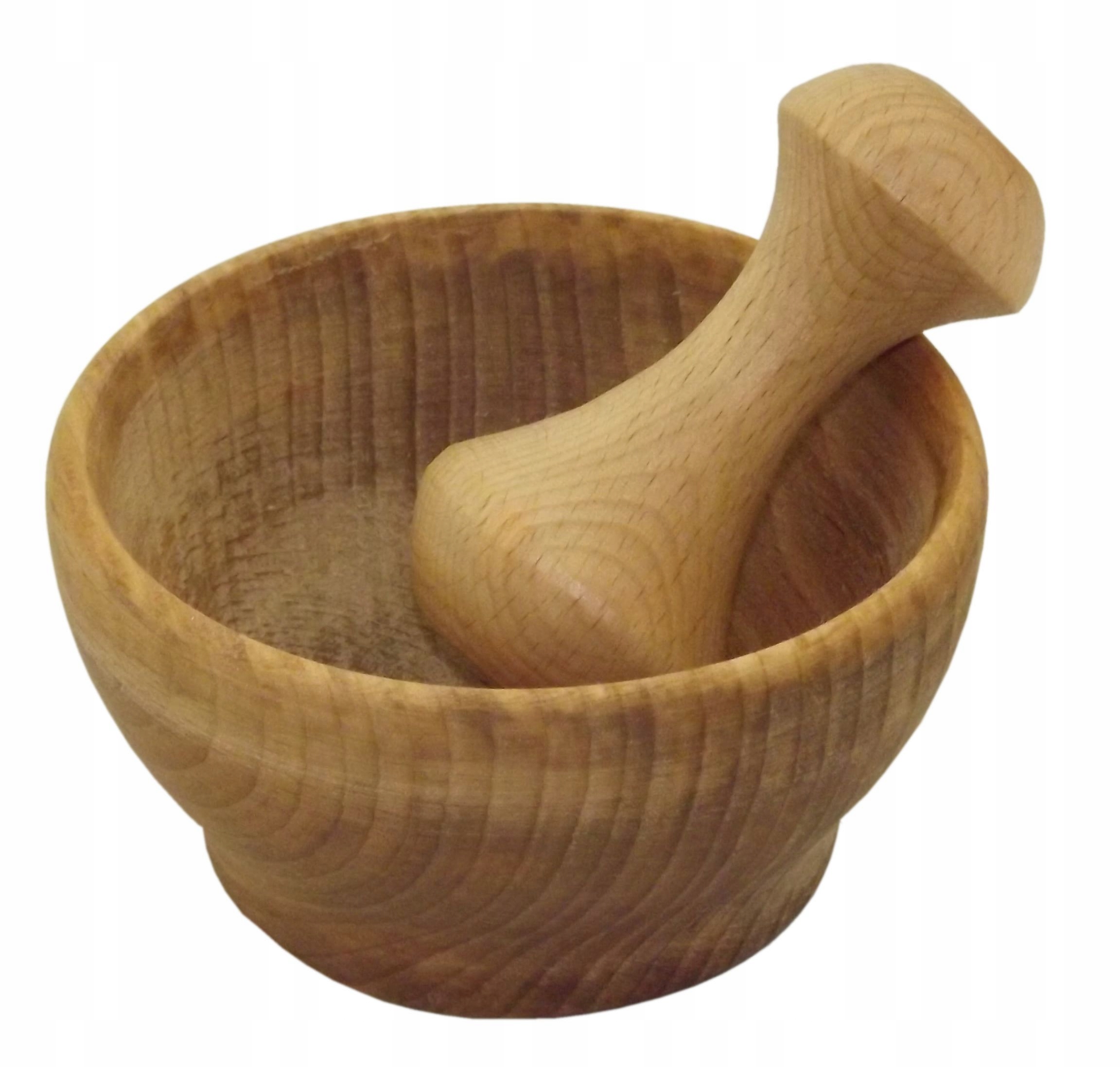 

Moździerz drewniany niski okrągły