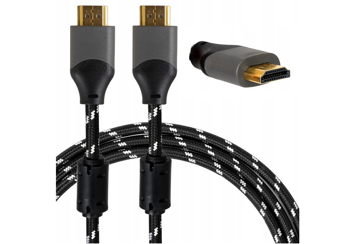 

Kabel Hdmi 2.0 High Speed 4K Uhd 3D 48BIT Miedź 5M