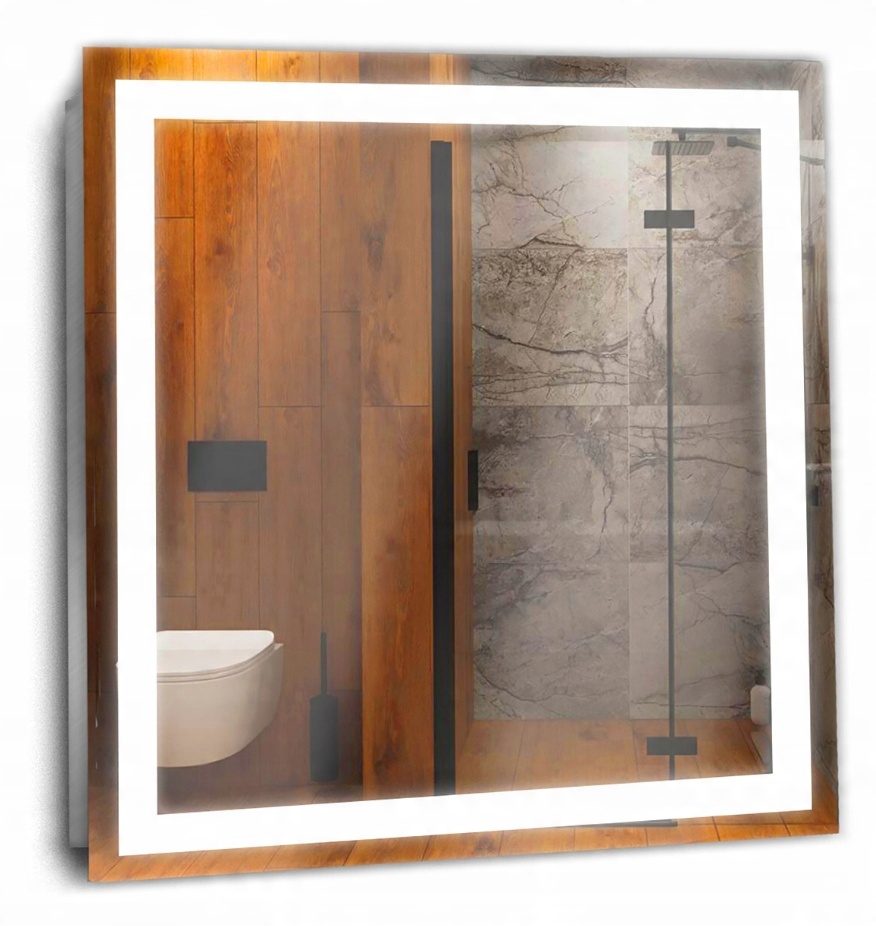 

Lustro Led Do Łazienki Ledowe Glamour 60x60