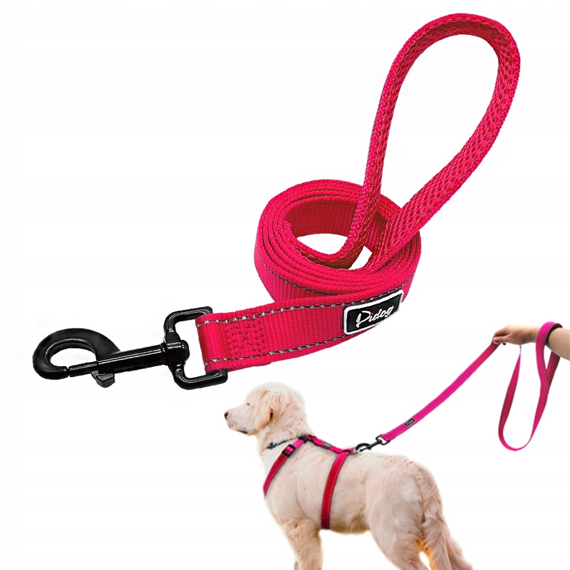 

Smycz dla Psa odblaskowa Soft Hand 120cm Very Rose