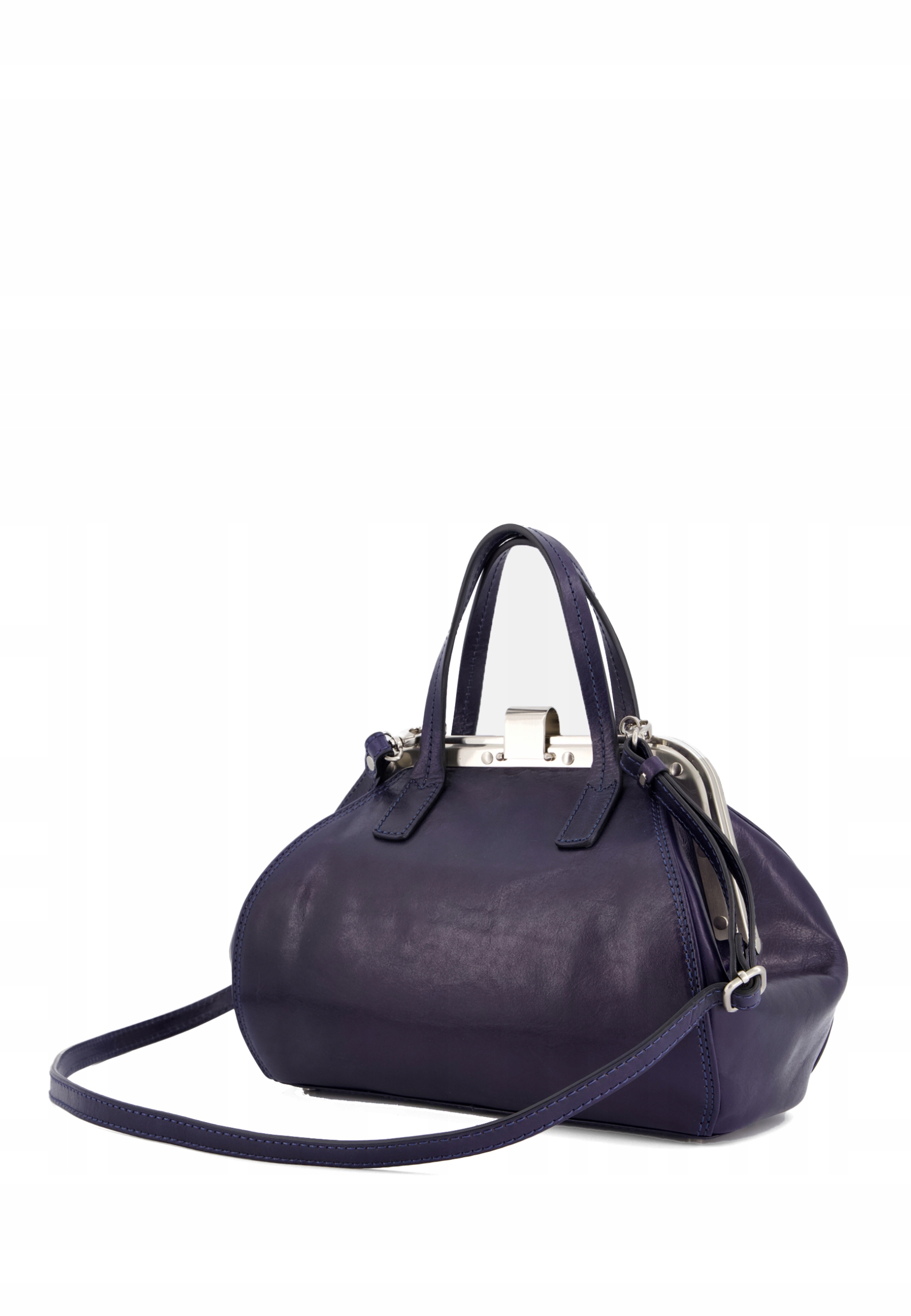 VENEZIA - GRANATOWY KUFEREK Z BIGLEM Odcień granatowy