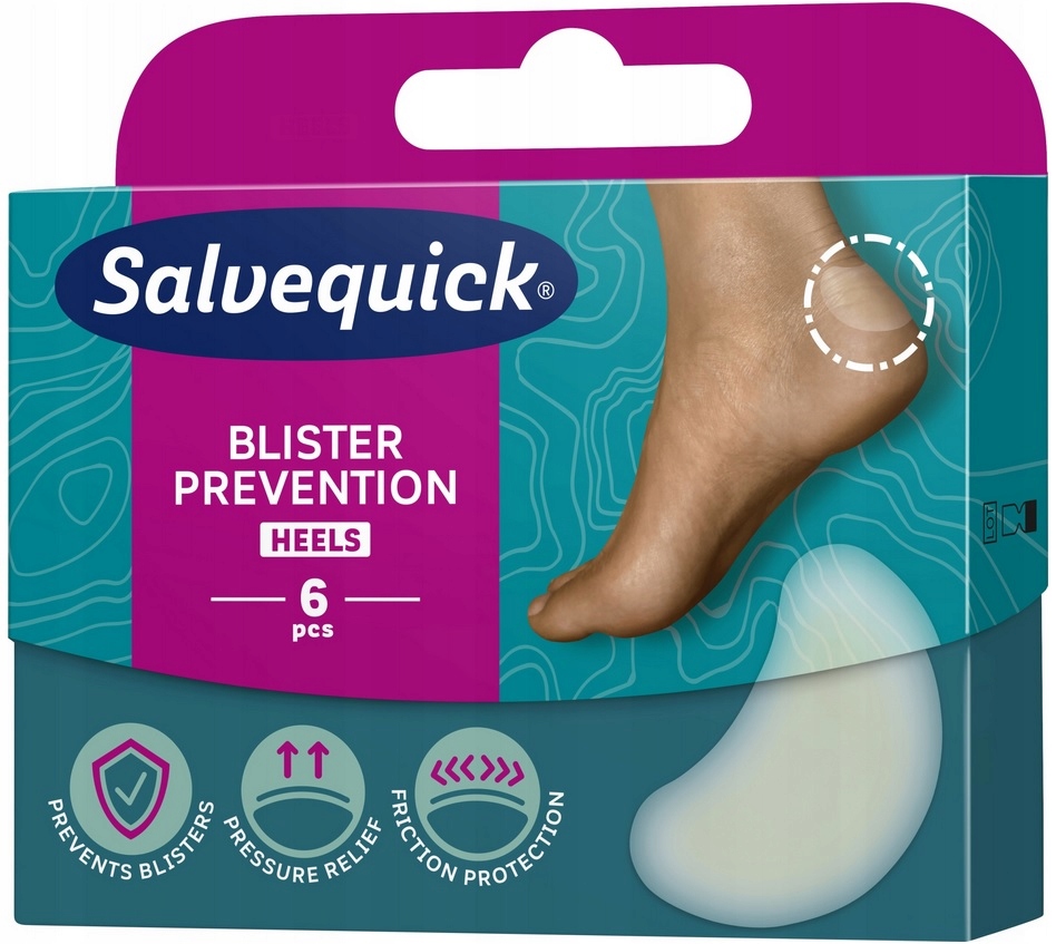 

Salvequick Foot Care Plater Na Pęcherze Otarcia 6