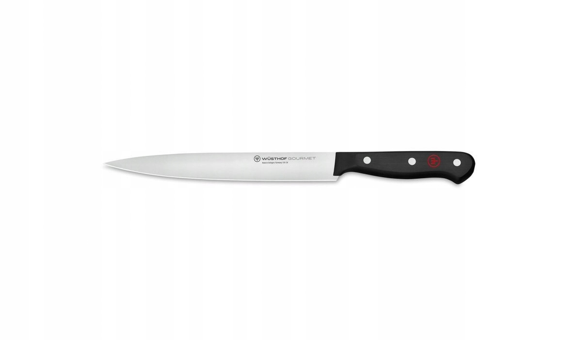 Kuchynský nôž 20 cm Wusthof Gourmet čierny 56HRC univerzálny
