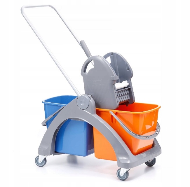 Merida Úklidový Vozík S Lisem 2 X Kbelík 25 L.