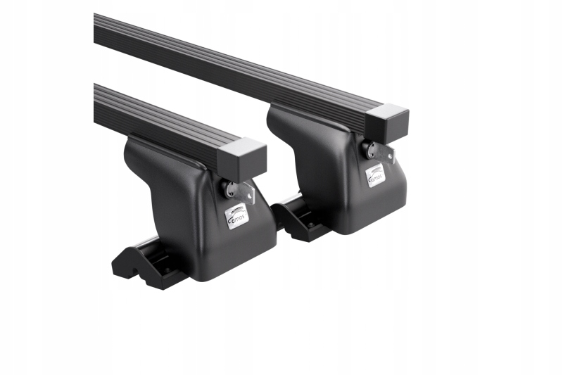 BAGAŻNIK dachowy AMOS bazowy belki dach RENAULT MASTER Bus 2010-2021 Kolor czarny