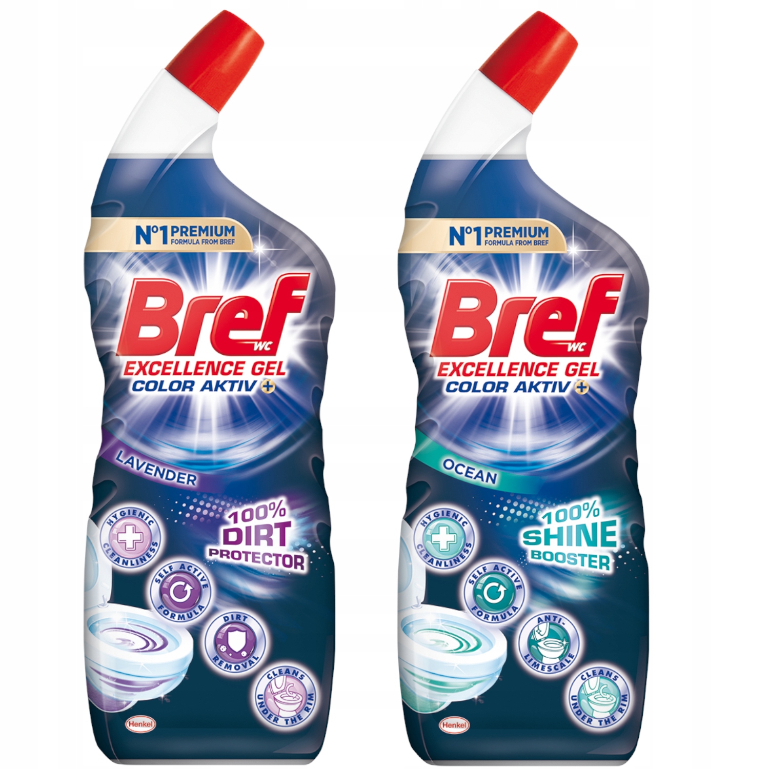 

Bref Hygiene Żel 10x Effect do toalety Gel 2x700ml