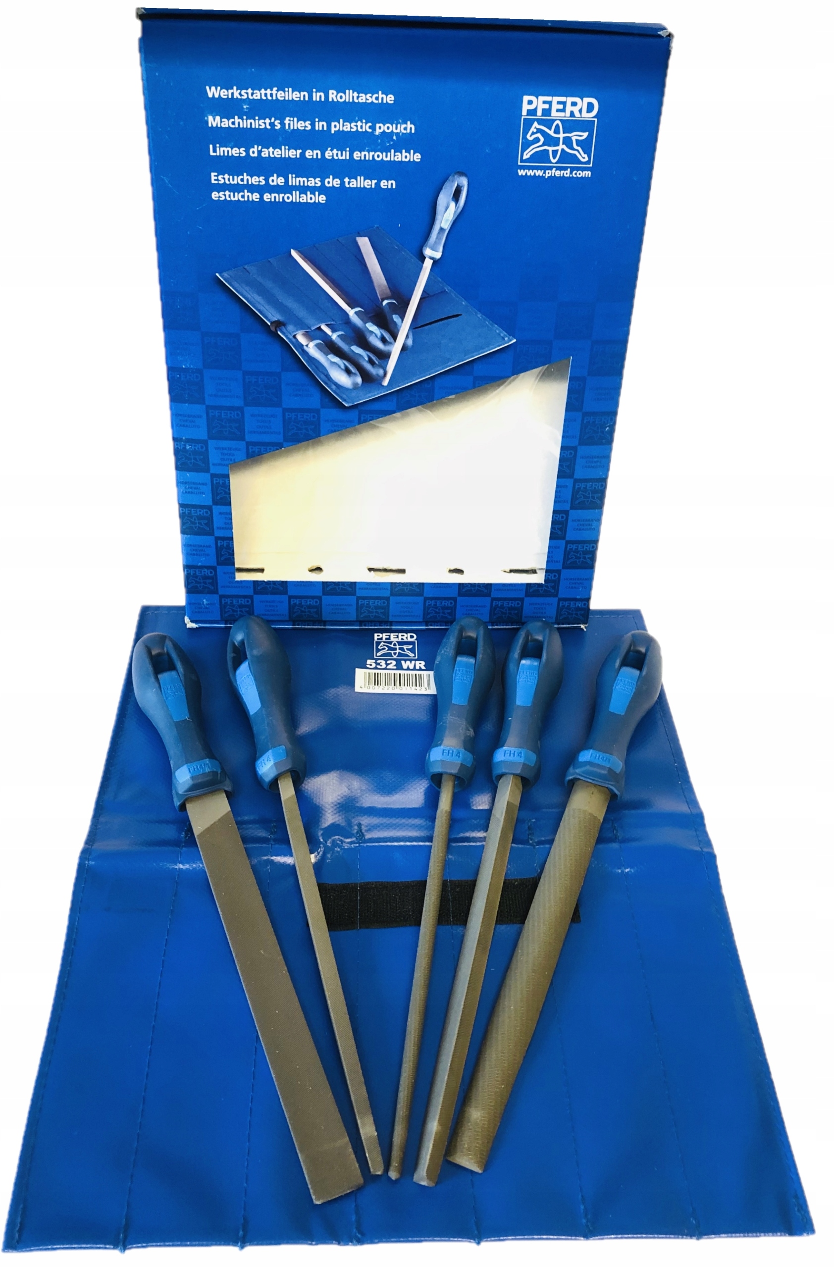 Pferd Pilnik ślusarskie zestaw 5 szt 200 mm /2