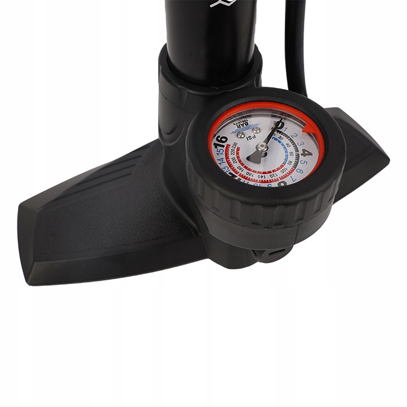 POMPKA ROWEROWA SAMOCHODOWA Z MANOMETREM DO ROWERU BALONÓW MANOMETR RĘCZNA Marka Inna marka