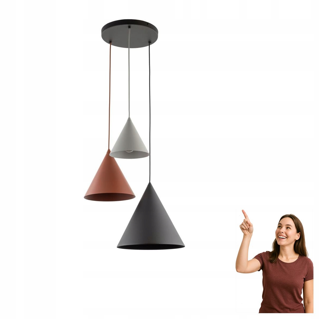 Závesná lampa Cono 6633 Tk Lighting