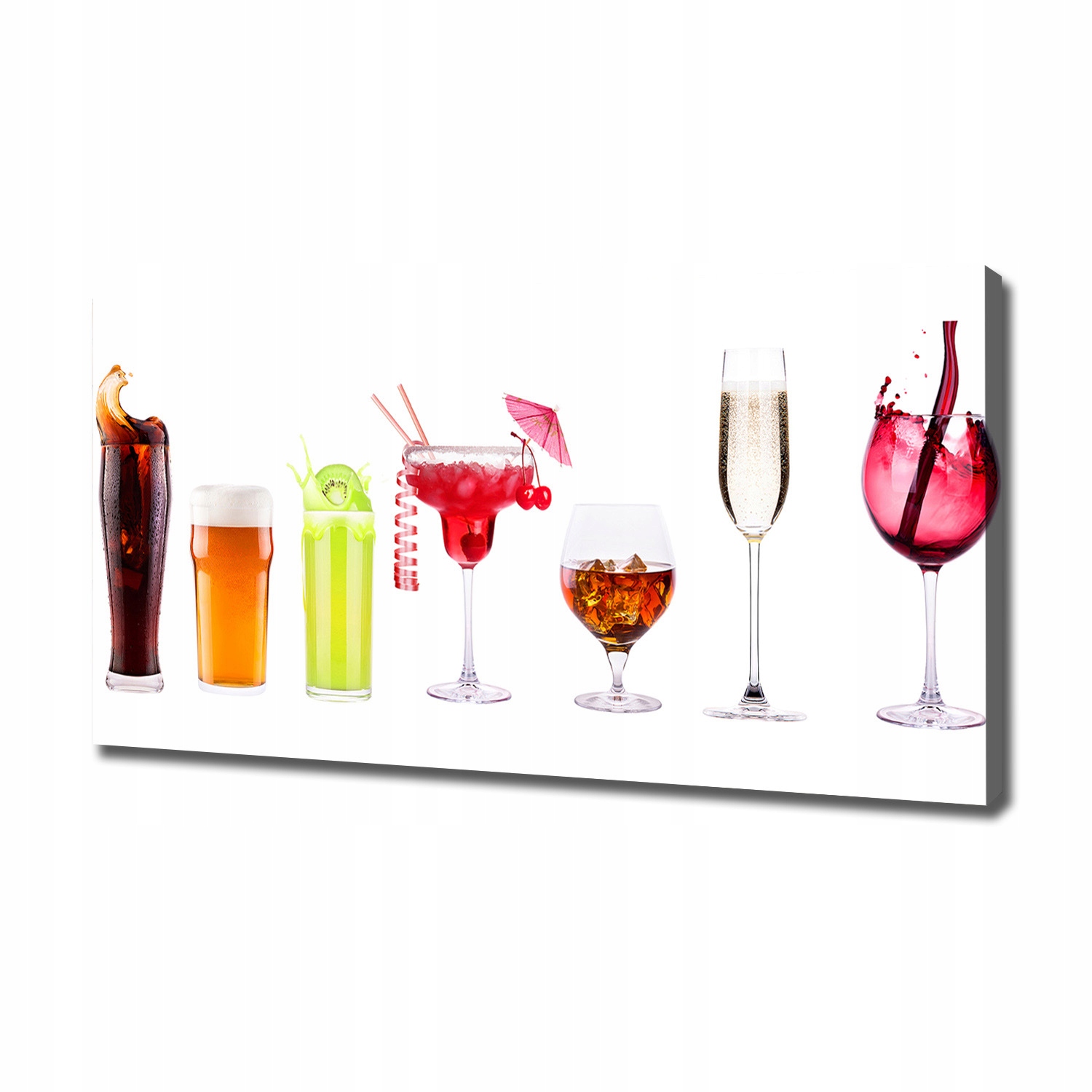 

Foto obraz na płótnie Zestaw drinków 120x60 cm