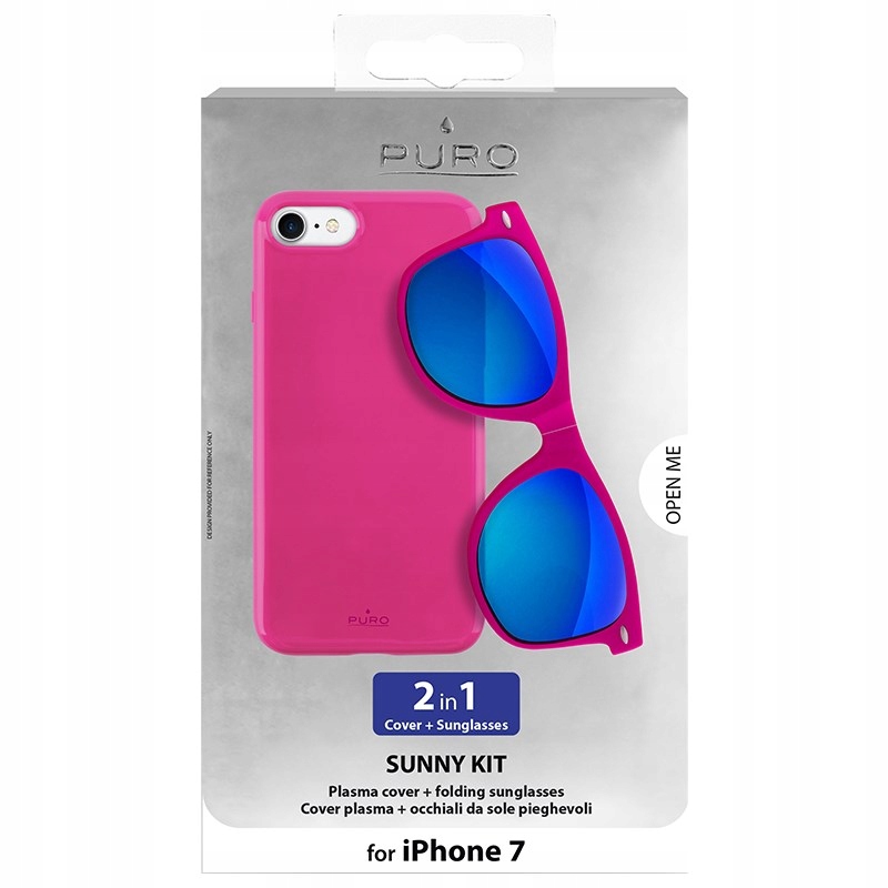 

Puro Sunny Kit etui + okulary do iPhone Se 2020