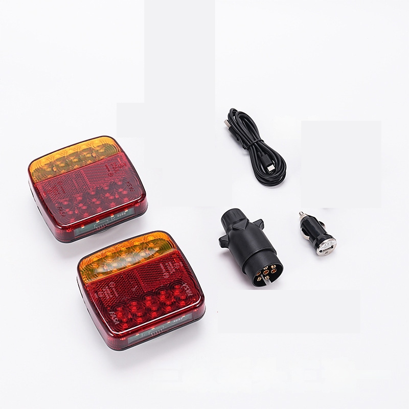 2 Ks Led Lampy Pro Zadní Přívěs, Kombinovaná Sada