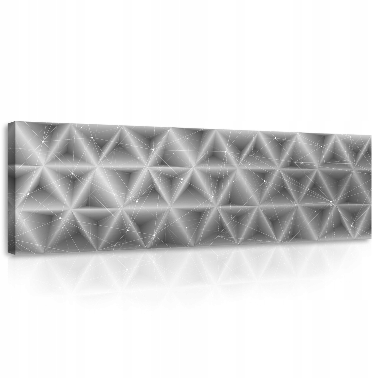 Obraz 145x45 Trojúhelníky abstrakce geometrie síťovina struktura