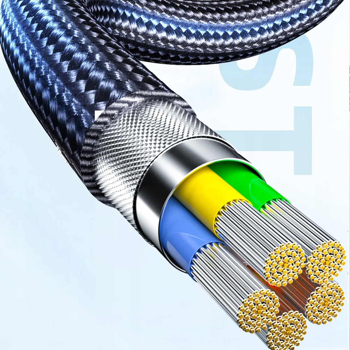 KABEL KĄTOWY USB TYP C QC PR 6A 66W do HUAWEI XIAOMI SAMSUNG HONOR 1M Zgodność ze standardem Quick Charge 1.0 Quick Charge 2.0 Quick Charge 3.0