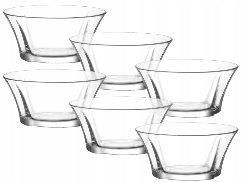

Komplet 6 salaterek szklanych 310ml Truva 310ml