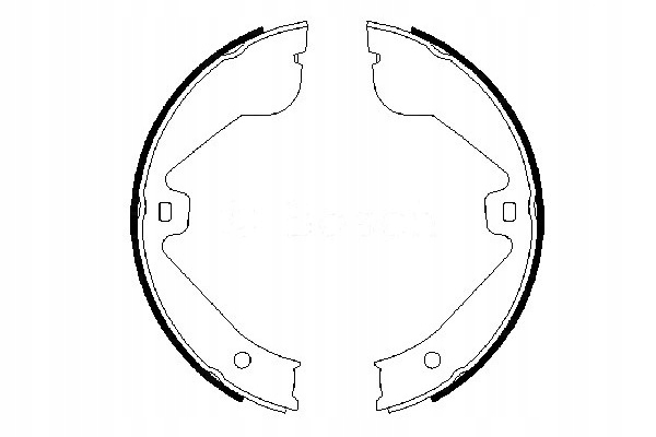 Bosch Brzdové Čelisti Mercedes Gl (X164) M (W164)