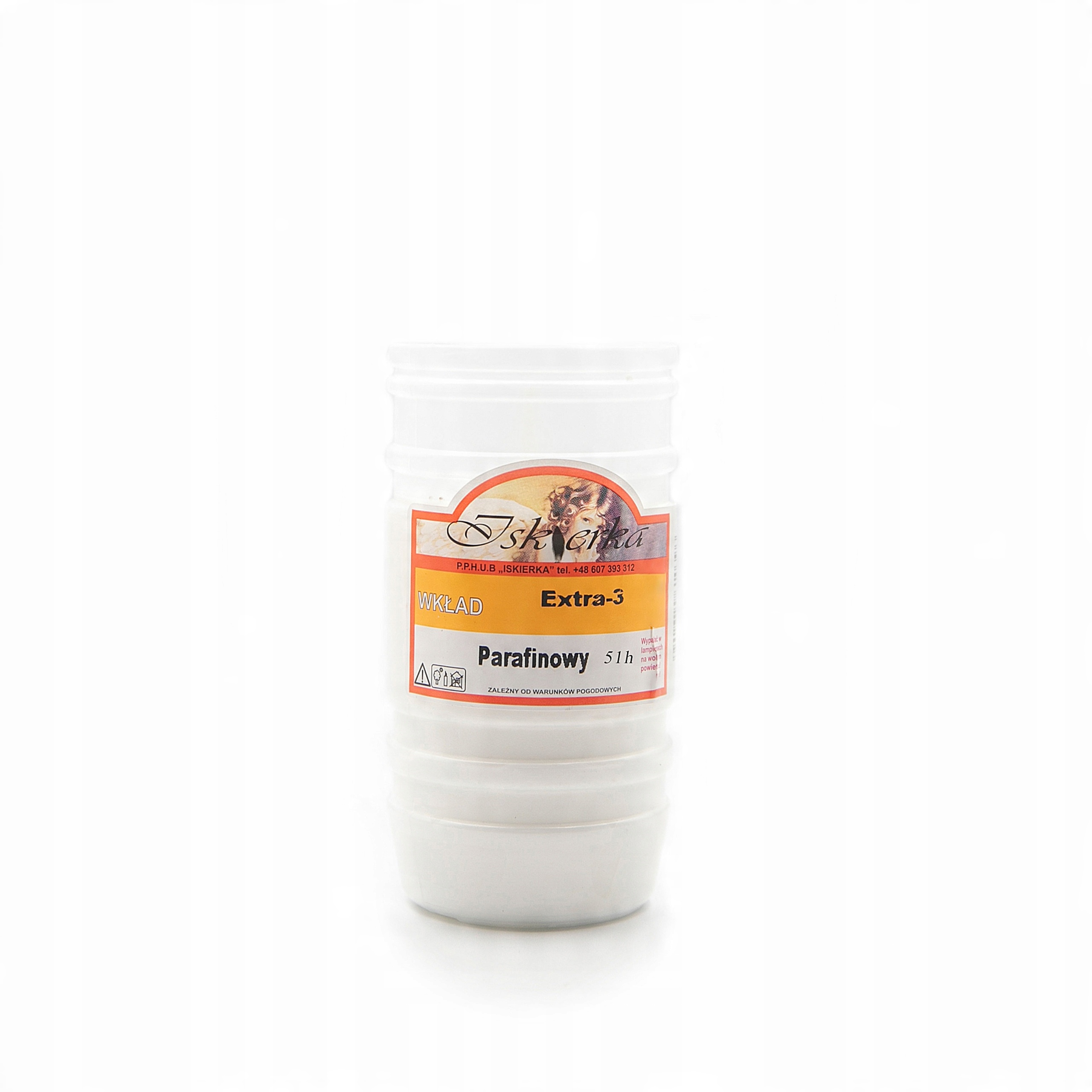 

Wkłady parafinowe do zniczy 51h /2 dni+ / 30 sztuk