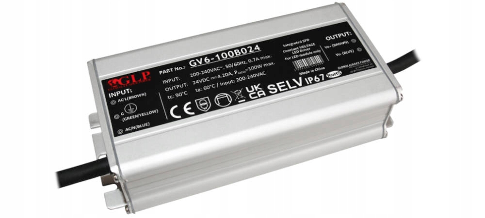 Glp Psu 100W: Zasilacz z aktywną funkcja Pfc 12V/8.3A GV6-100B012