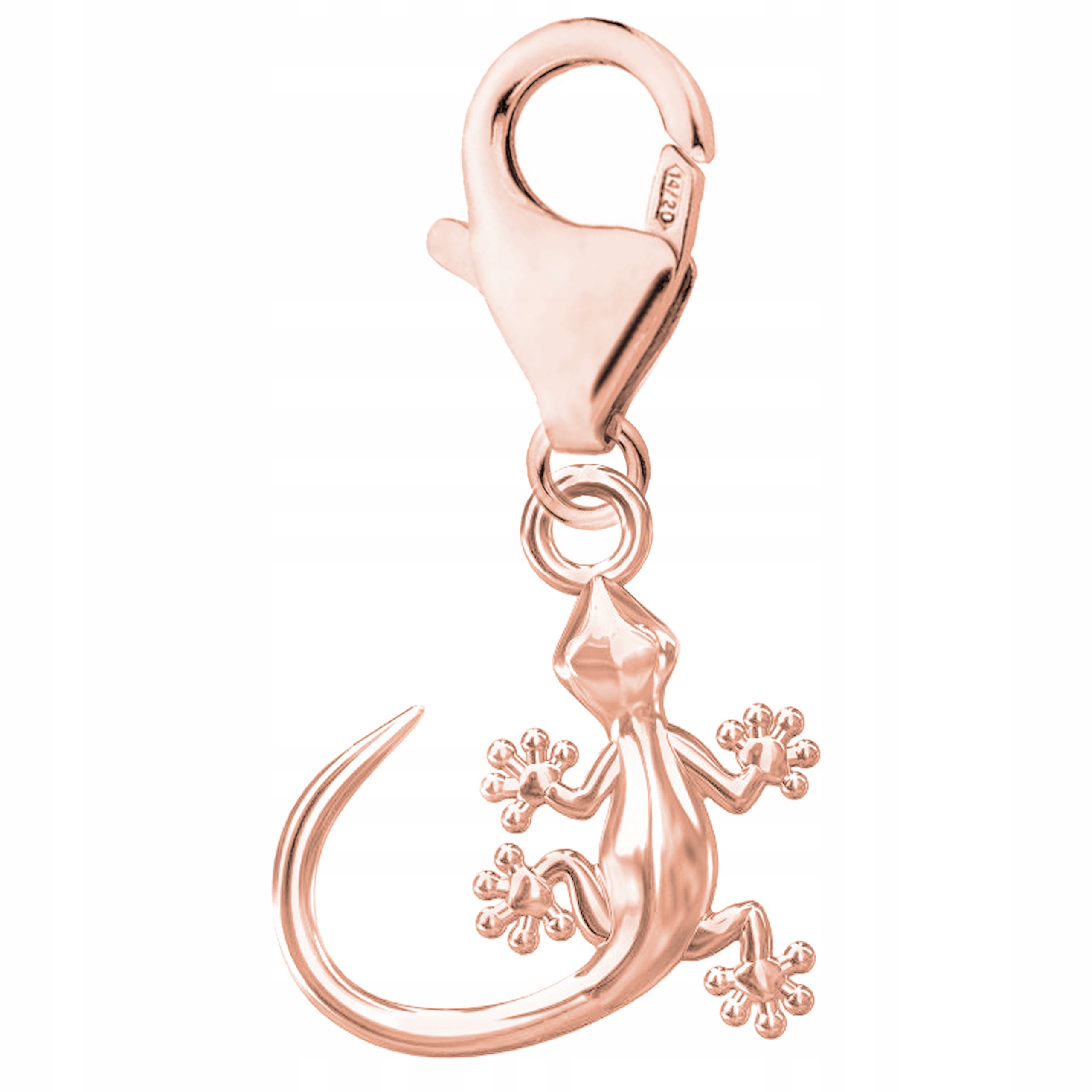 Přívěsek Pozlacená ještěrka Zvíře Ještěr Karabina Stříbro 925