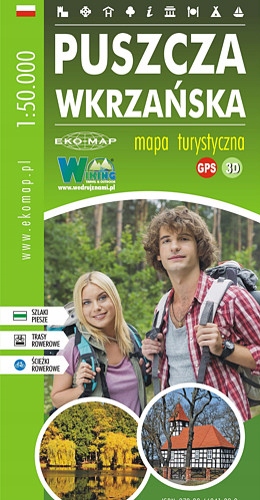 

Mapa Turystycza Puszcza Wkrzańska Gps 3D 1:50000