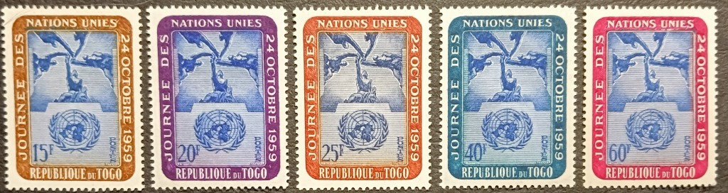 KOLONIE FRANCUSKIE - REPUBLIKA TOGO ** - czysty