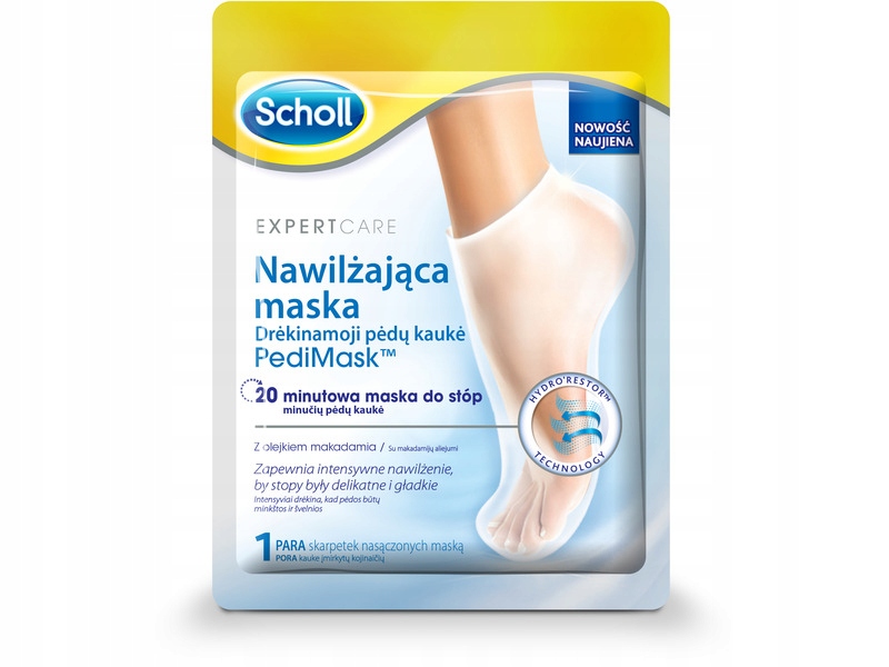 Maska SCHOLL z olejkiem makadamia PediMask