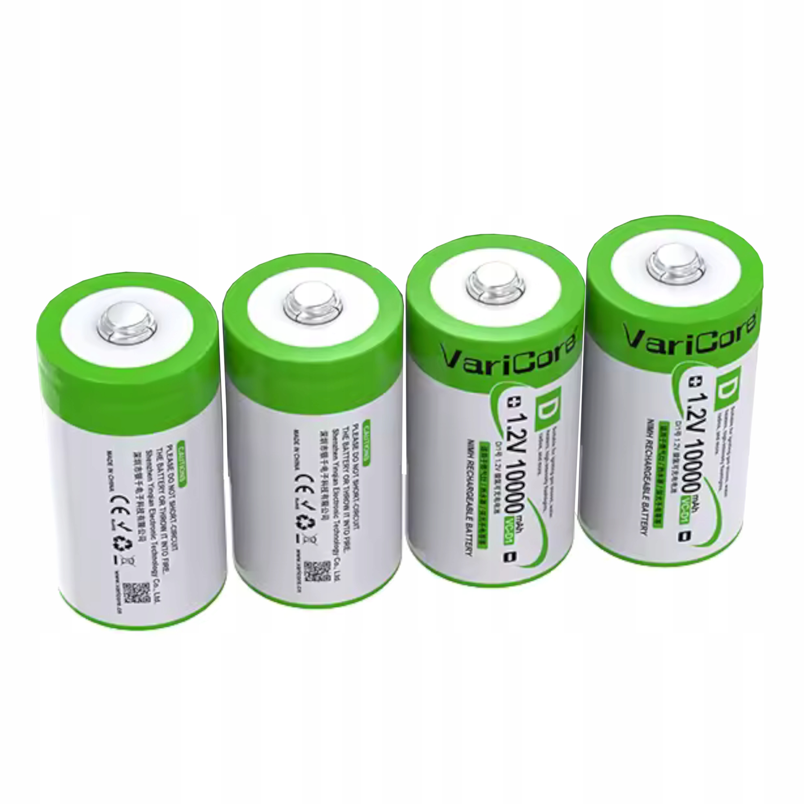 Akumulátor baterie s článkem VariCore VC-D1 D (R20) Ni-MH 1.2V 10000mA 4ks