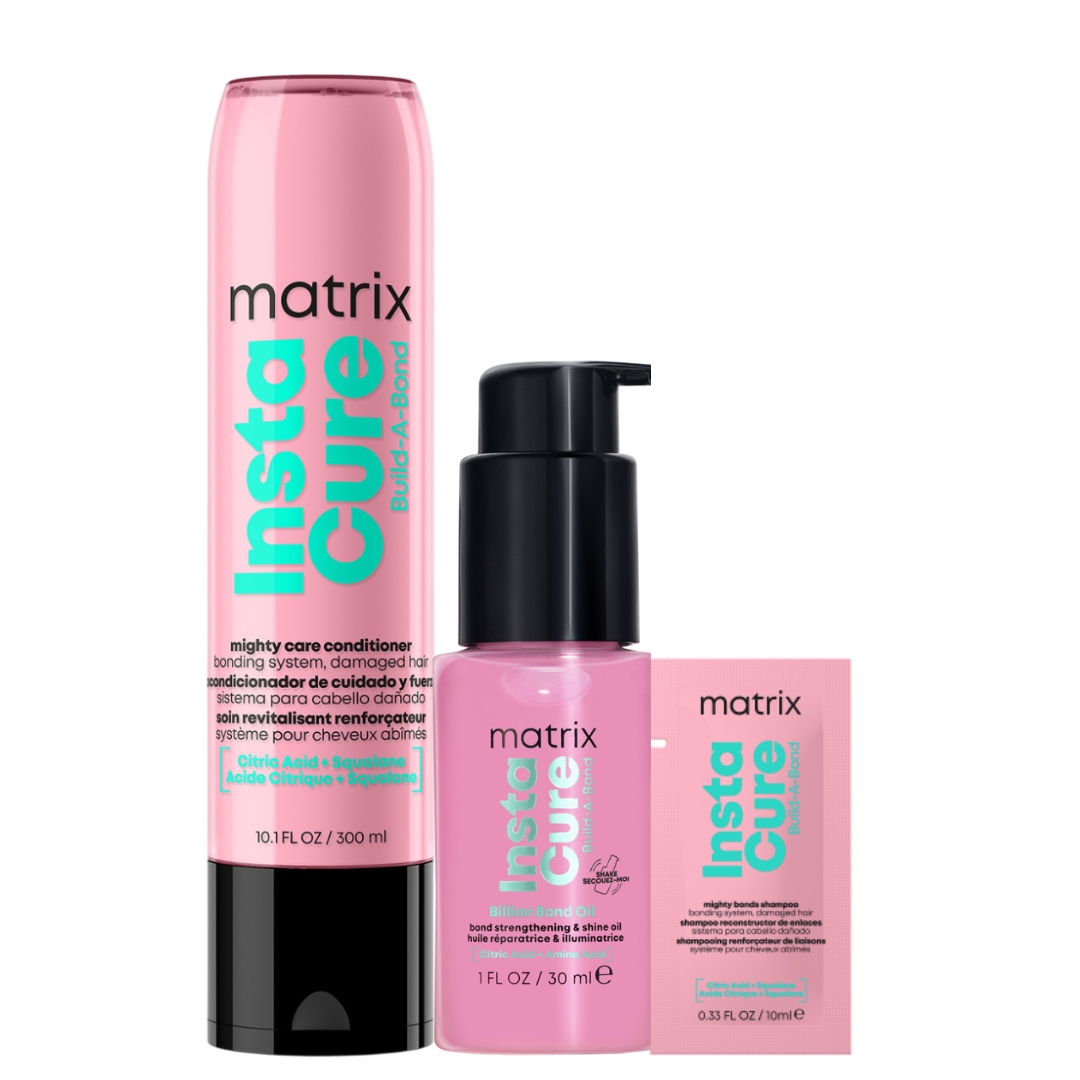 Zestaw Matrix Instacure Odżywka do włosów zniszczonych 300ml, olejek 30ml