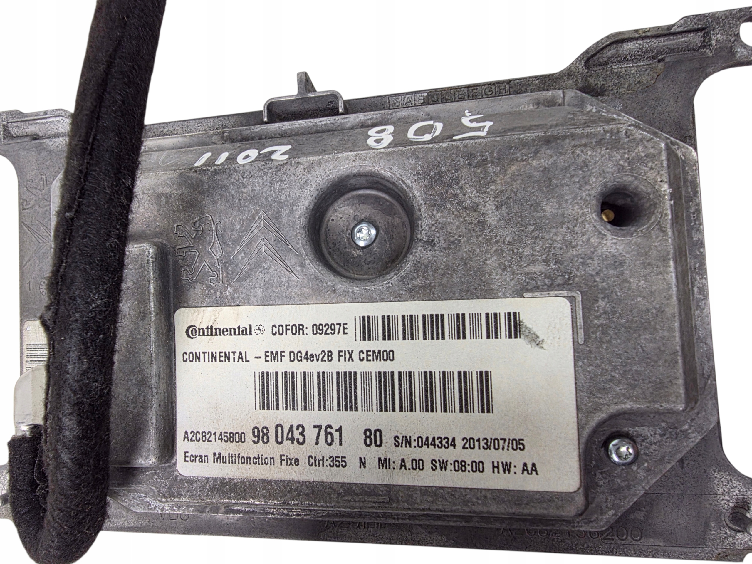 PEUGEOT 508 2011 navigation complete 9808376880 9804376180