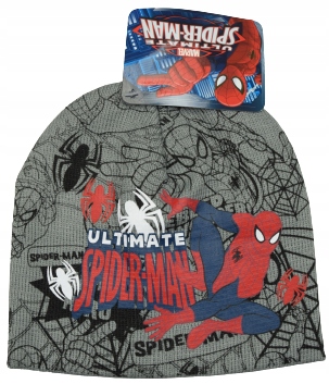 

Czapka Spiderman Marvel Rozmiar 54 Szara