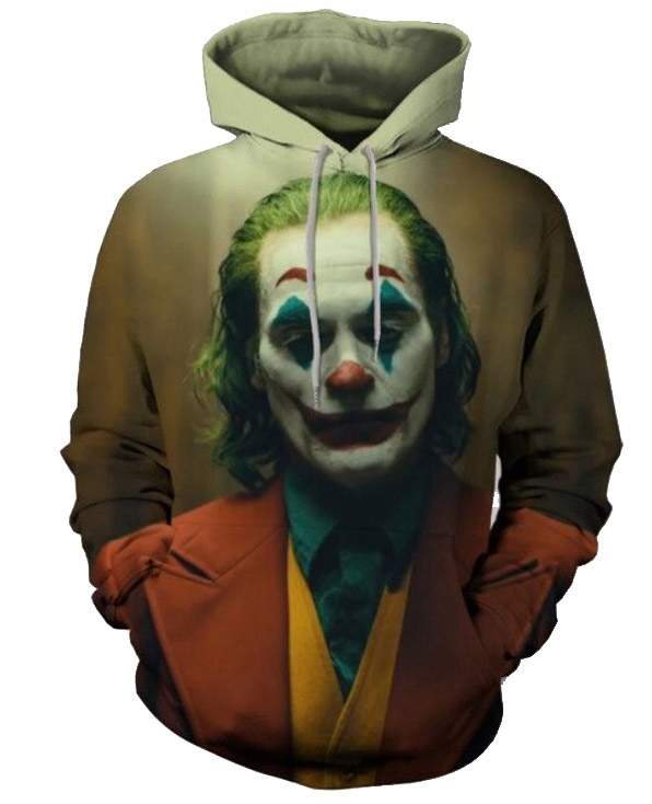 Костюм Hoodie Joker Клоун Клоун 3D L 40