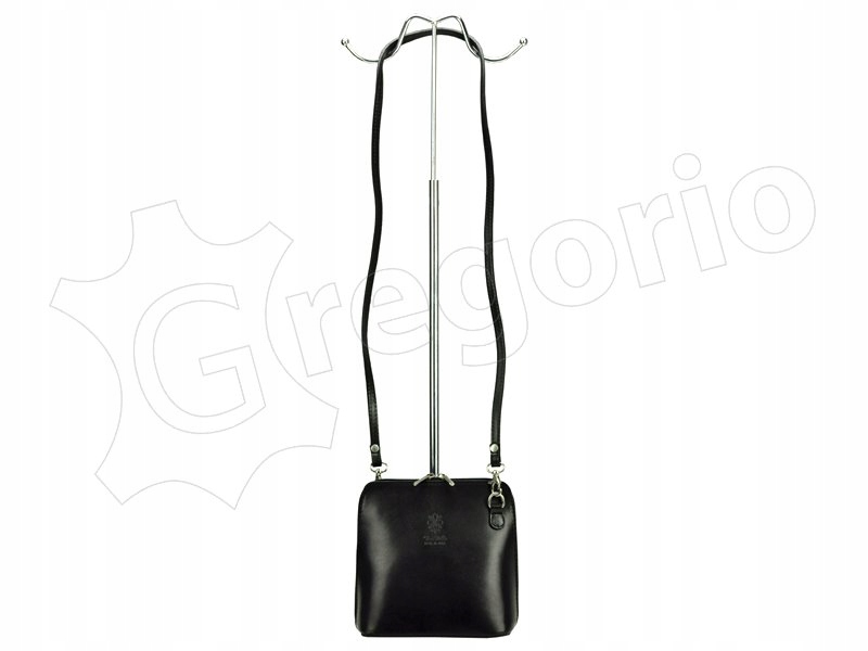 MAŁA TOREBKA PRZEWIESZKA NA RAMIĘ SKÓRA NATURALNA Wzór dominujący bez wzoru