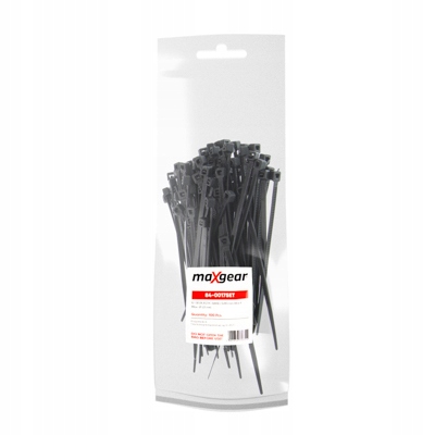 Opaska plastikowa 3X80 (1 Opak. 100 Szt) Czarna