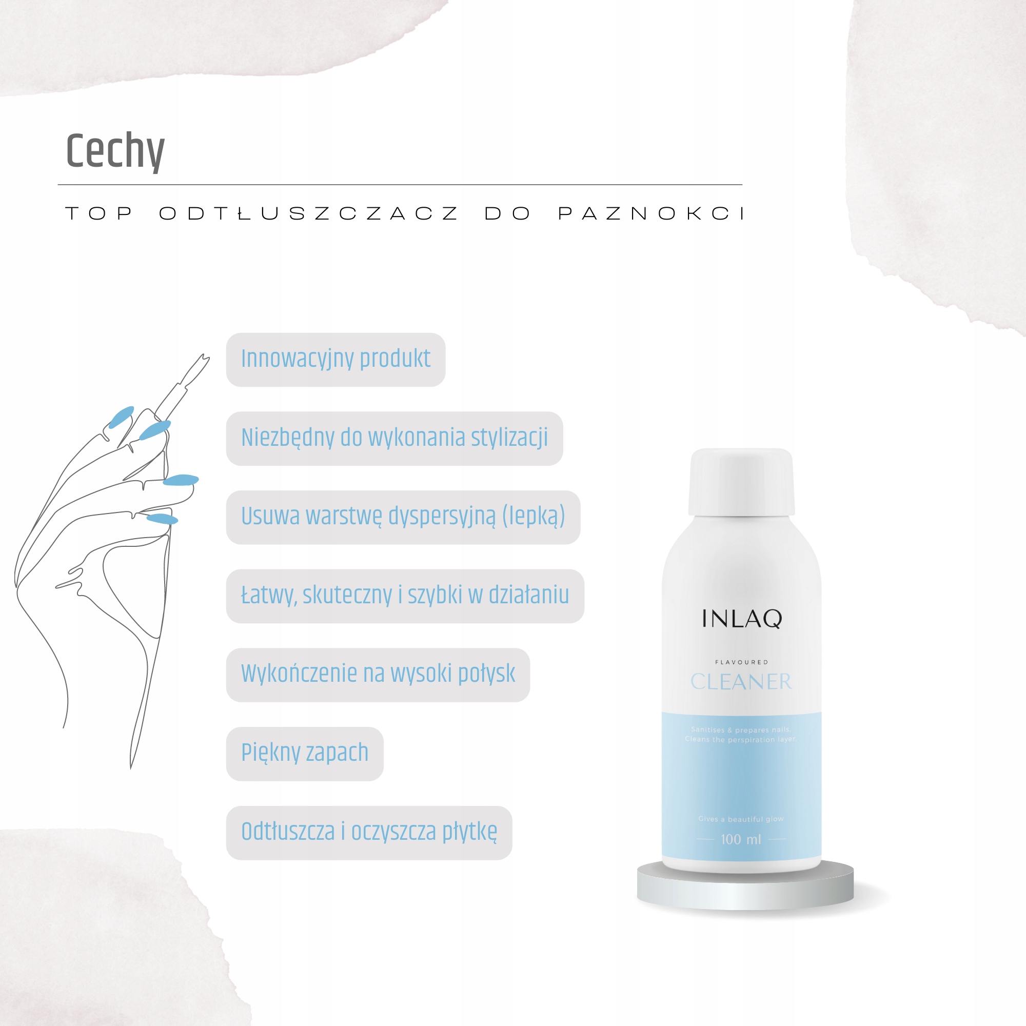 INLAQ Cleaner Odtłuszczacz 100ml Marka INLAQ