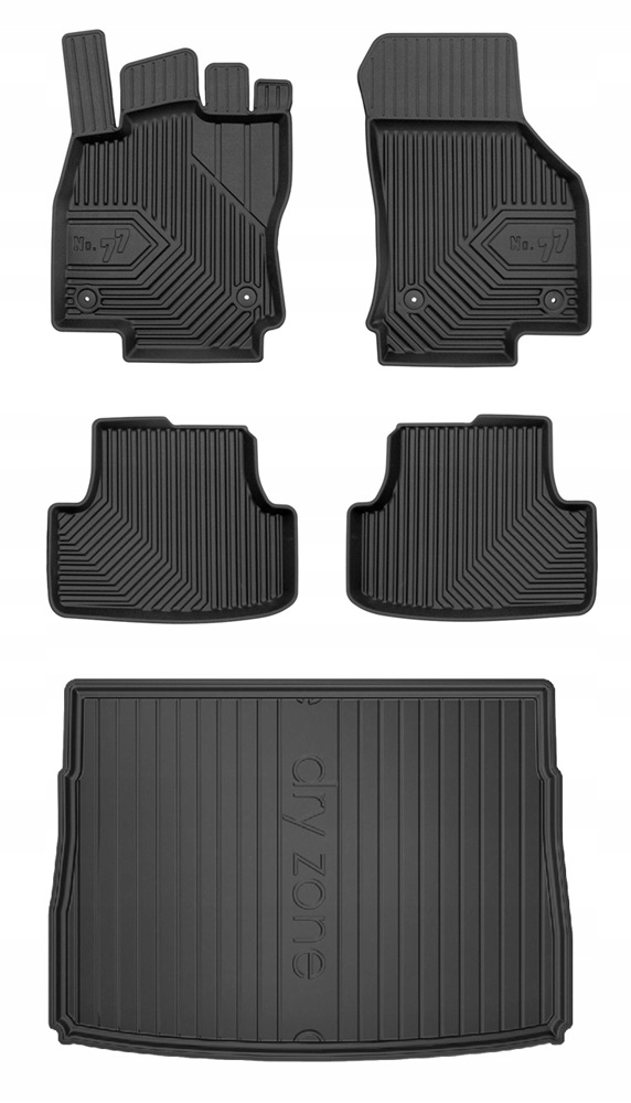 Set 77 Koberce a rohože Vw Golf 8 Hatchback od 2019-g