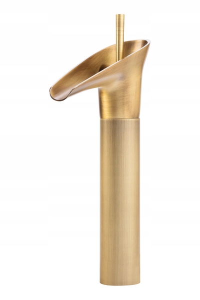 BATERIA UMYWALKOWA WYSOKA RETRO STARE ZŁOTO