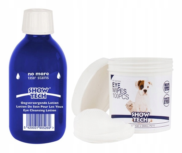 

Show Tech No More Tear Stains 250ml Eye Wipes