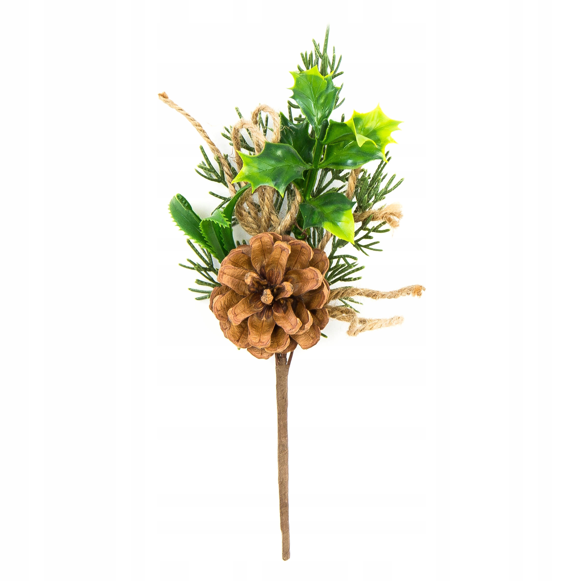 

Gałązka świąteczna z szyszką 26 cm