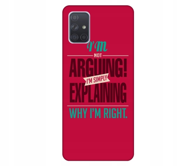 

Etui wzory do Samsung Galaxy A71 Why Im right