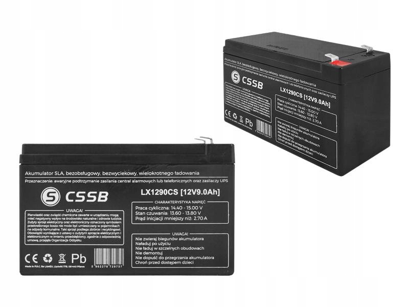 Ps Akumulator Bezobsługowy Sla 12V 9AH
