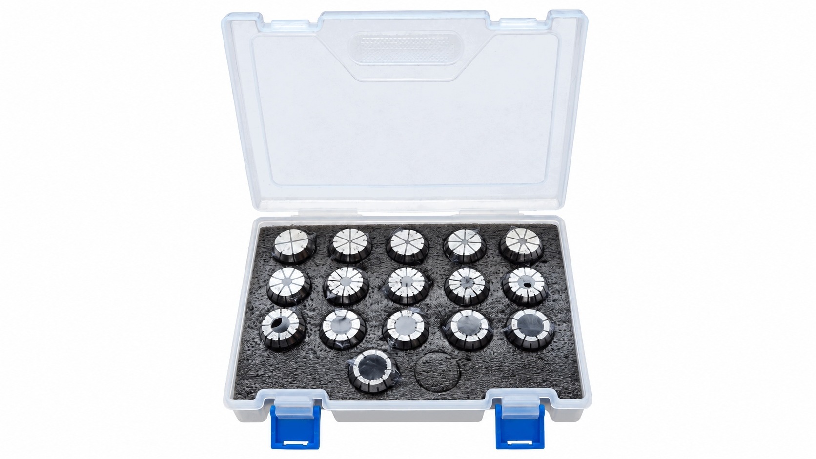 Tulejki zaciskowe ER25 zestaw 16sztuk zakres 1-16mm
